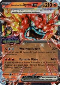 Hearthflame Mask Ogerpon ex (Twilight Masquerade Stamp)